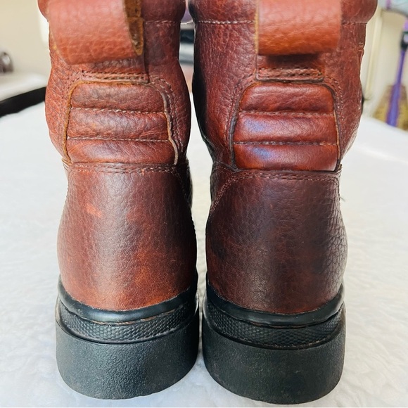 Justin L0995 Cowhide Copper Grizzly Brown Leather Women’s Chukka/Ankle Boots 6 B - Picture 6 of 16